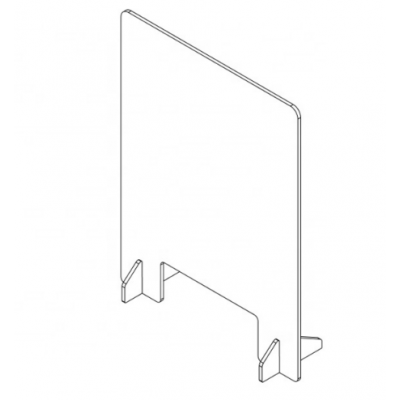 Acrylic Sneeze Screen Countertop PMMA Sneeze Guard