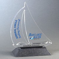 Elegant acrylic trophy and awards