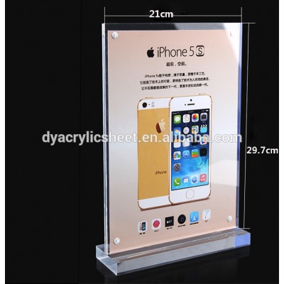 Acrylic Menu Display Stand Best Sale Sign holder with magenets on Amazon From China Factory