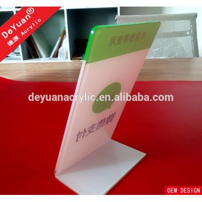 Acrylic sheet curved for pay sign board in Guangzhou factory