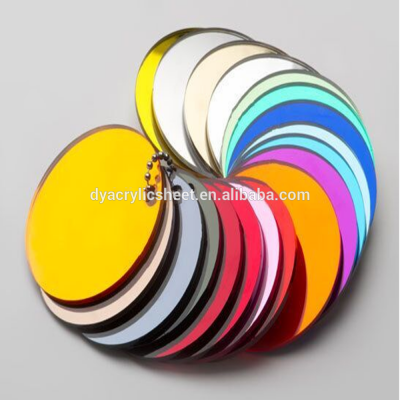 Deyuan high quality color acrylic mirror sheet gold mirror acrylic sheet